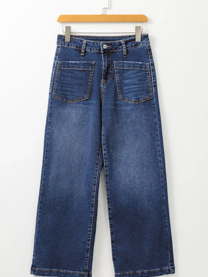 Patch Pocket Shift Jeans