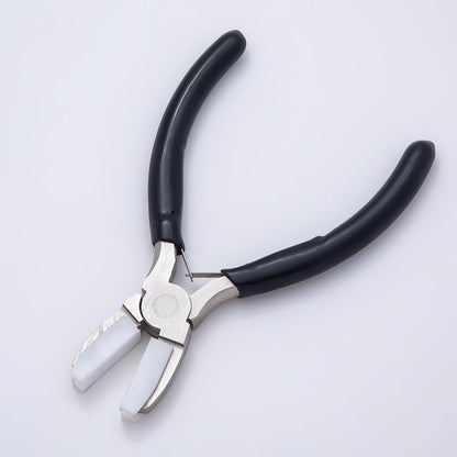 155mm Simple Flat Plier Tool with Ergonomic Handle for Jewelry Making | SP-056