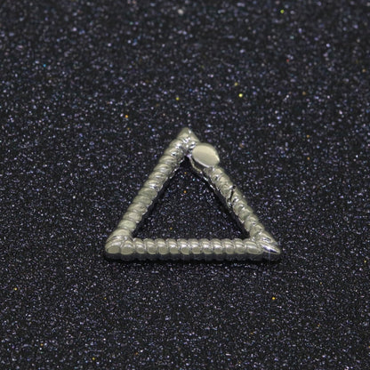 15.5X17.5mm Triangle Gold Spring Buckle Metal Snap Clasp Spring gate ring, Trigger Round Ring, Snap Clasp Hook for Jewelry Supply L-457 L-458 L-459