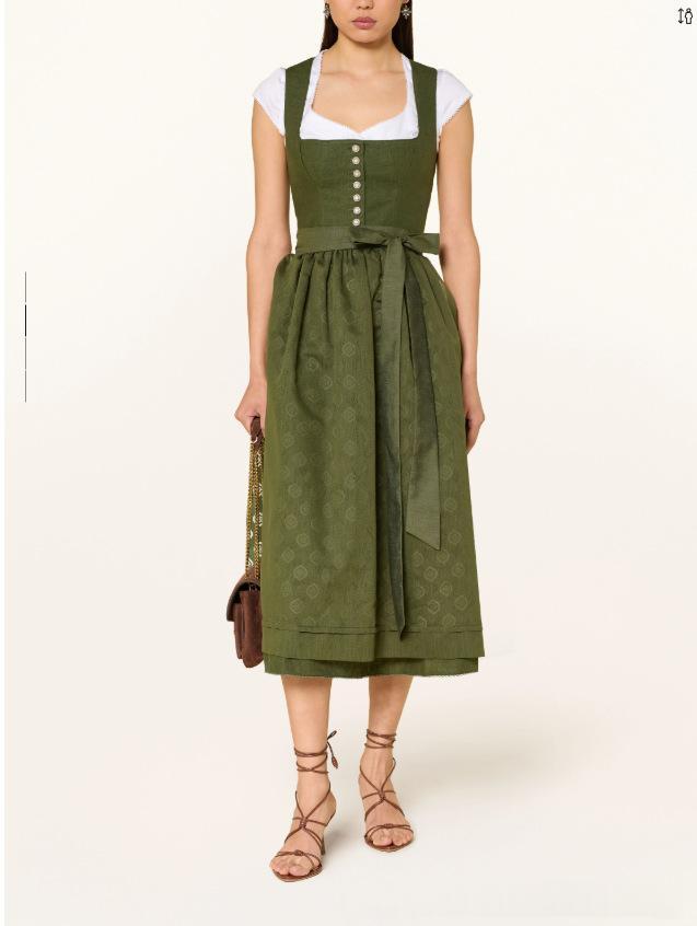 Lace-up Bow Long French-style Dress Elegant For Workwear