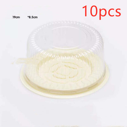 Transparent Round Cake Packaging Box