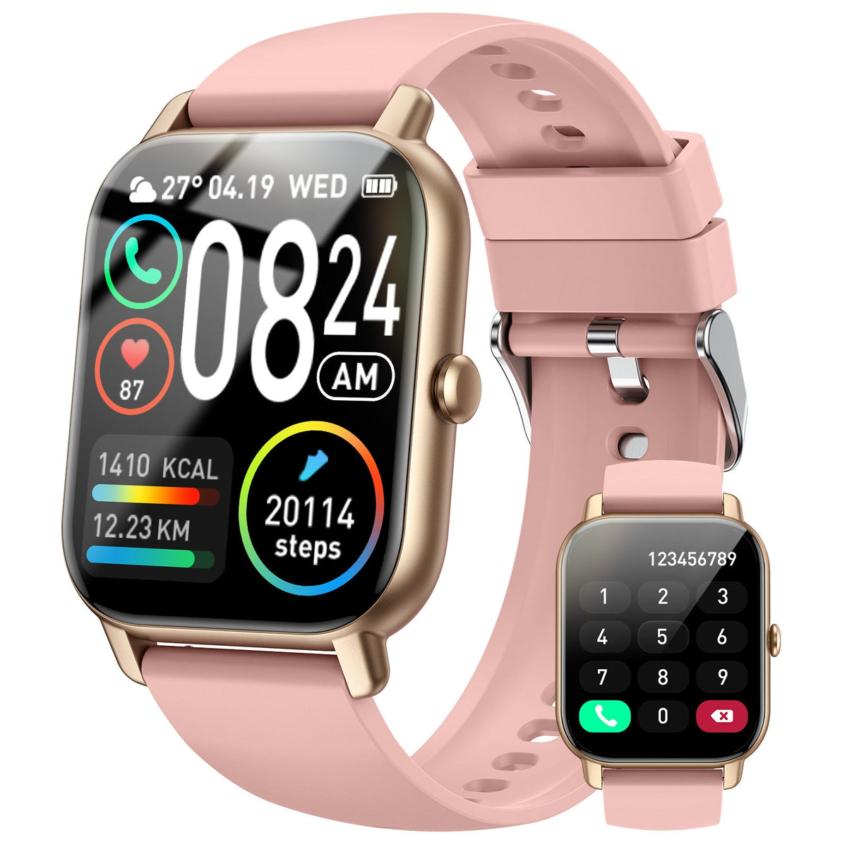 Smart Watch Bluetooth Calling Heart Rate Blood Pressure Sleep