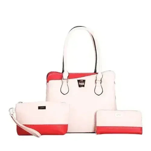 LANY Colorblock Bag Set - 3-Piece Wallet &amp; Pouch | Femstylo