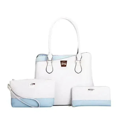 LANY Colorblock Bag Set - 3-Piece Wallet &amp; Pouch | Femstylo