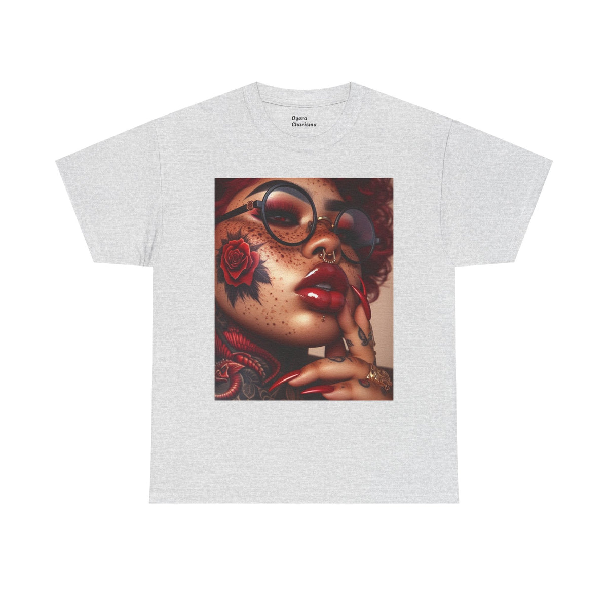 “Code Red” Cotton Graphic Tee