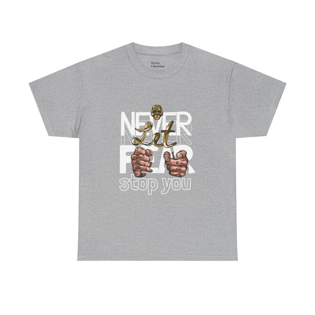 Never Give Up Heavy Cotton Tee