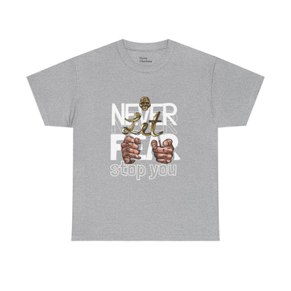Never Give Up Heavy Cotton Tee
