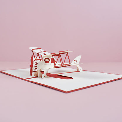 3D Handmade Aircraft Greeting Cards