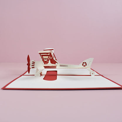 3D Handmade Aircraft Greeting Cards