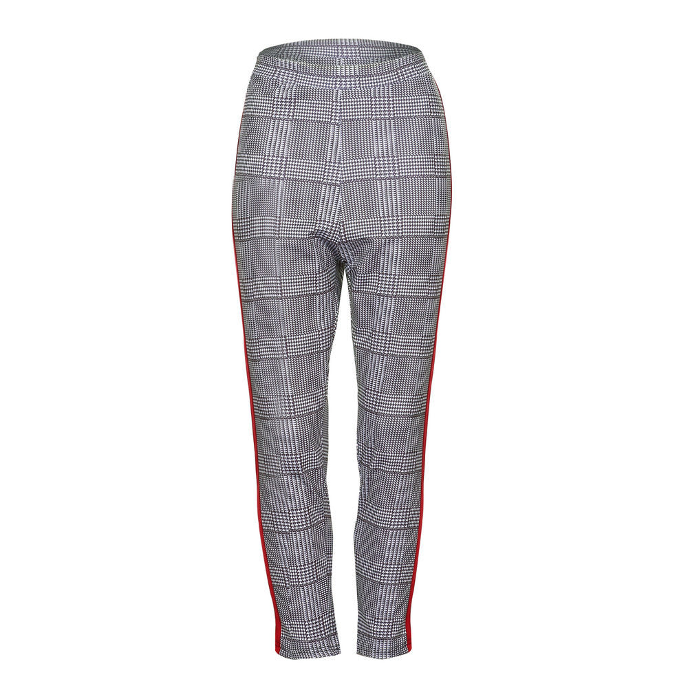 Fashion Characteristic Printed Stitching Casual Pants