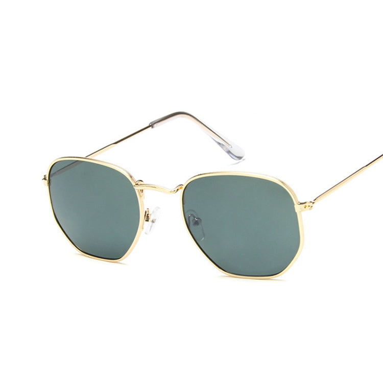 Metal Polygonal Sunglasses Men&