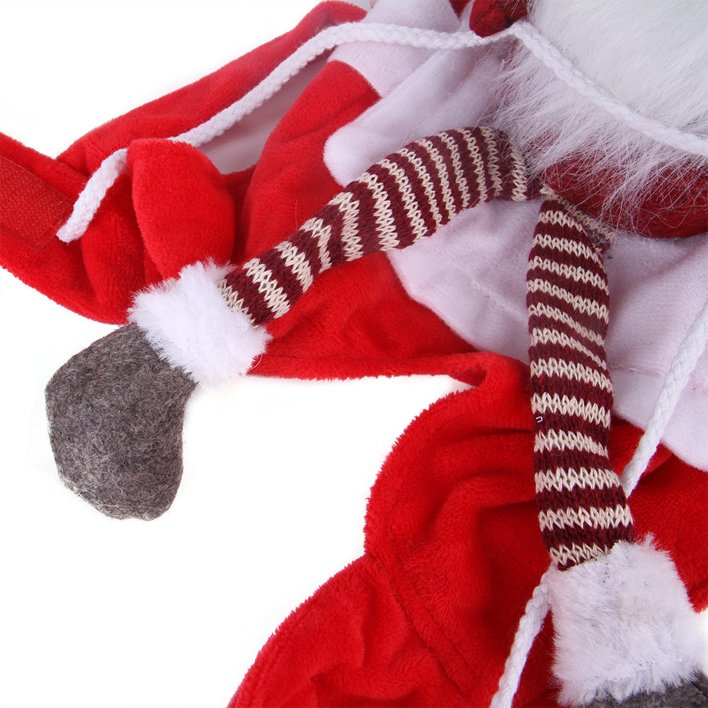 Pet Christmas Riding Costume Cosplay Decor