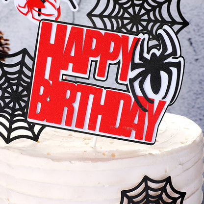 Cake Decoration Spider Spider Web Spider Plugin Children&