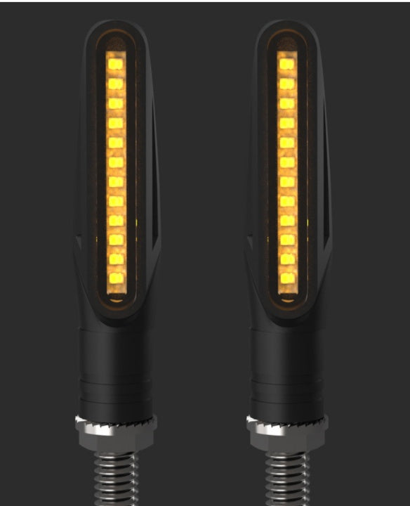 Feedopal 4PCS Amber 12LED Waterproof