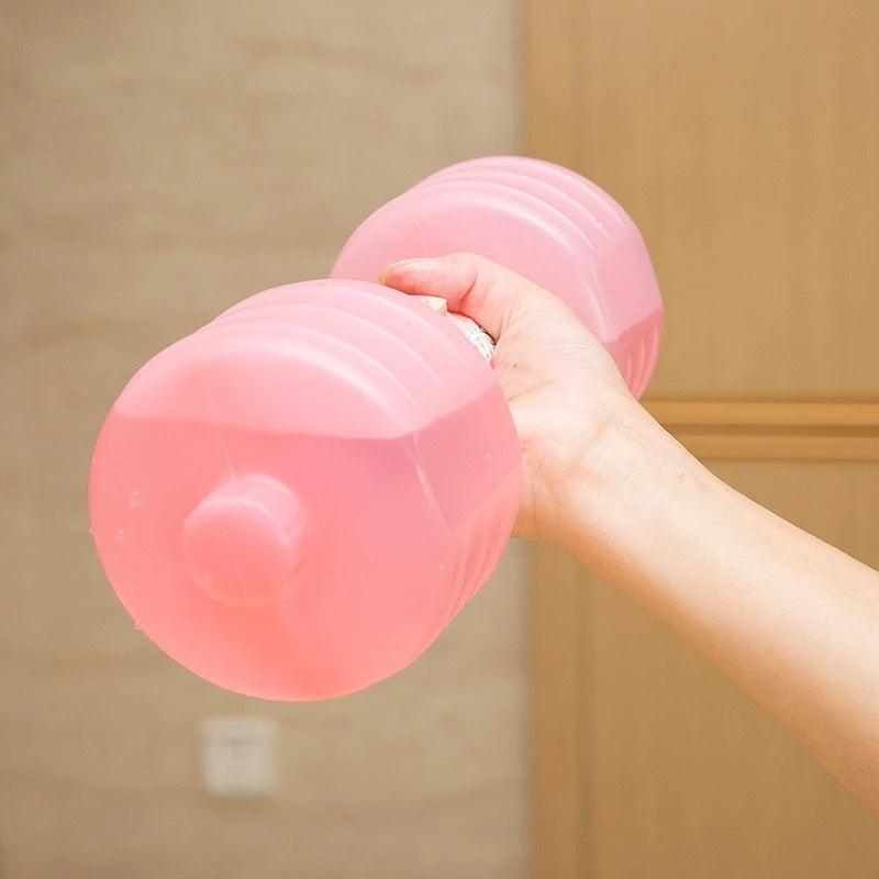 Water-Filled Dumbbells for Fitness Training