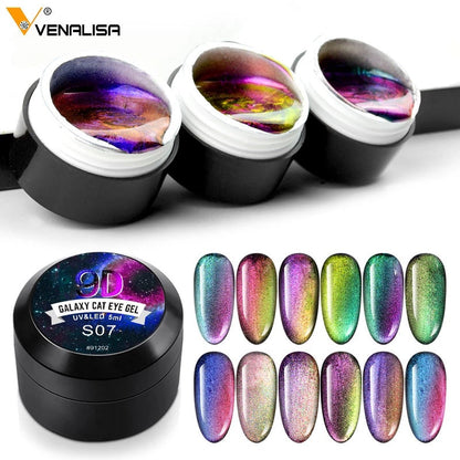 Venalisa 9D Cat Eye Chameleon Gel Varnish 5ml