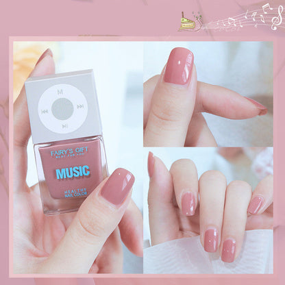 Odorless Cherry Nail Polish Non-Peelable
