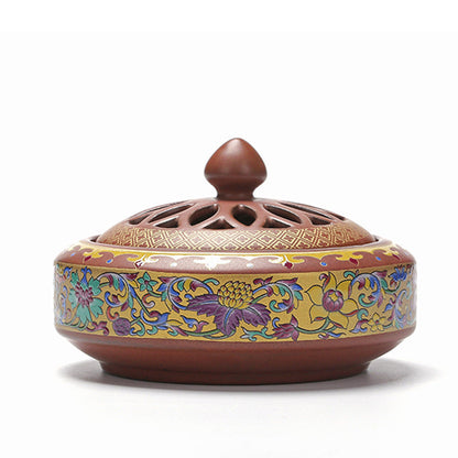 Ceramic Cloisonné Incense Burner, Backward Design