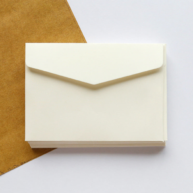 Ivory White Envelope Storage Bag