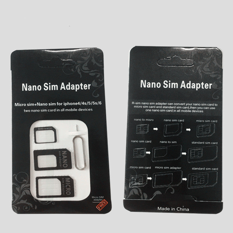 SIM Card Pin Recovery 4-in-1 Conversion Card