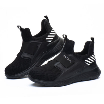Cross-border Labor Insurance Shoes Steel Toe Cap Summer Breathable, Deodorant, Light, Smash-resistant And Stab-resistant Casual Shoes