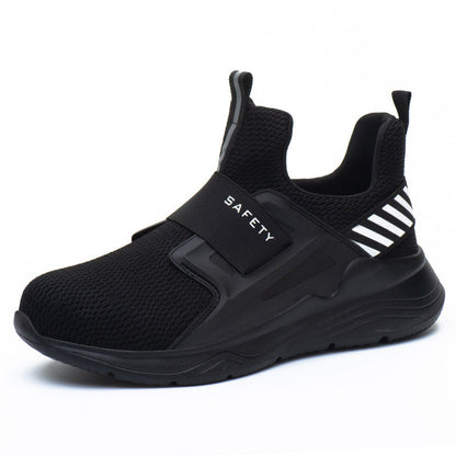 Cross-border Labor Insurance Shoes Steel Toe Cap Summer Breathable, Deodorant, Light, Smash-resistant And Stab-resistant Casual Shoes