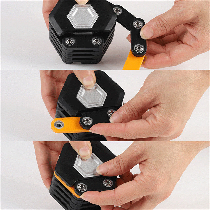 Hamburg Alloy Foldable Bike Lock – Anti-Theft with 3 Keys &amp; Mount Bracket