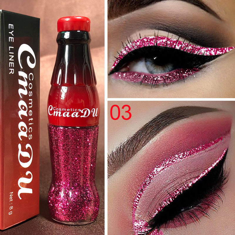 Diamond Shining Glitter Eyeliner: Party-Perfect Smoky Sexy Eyes