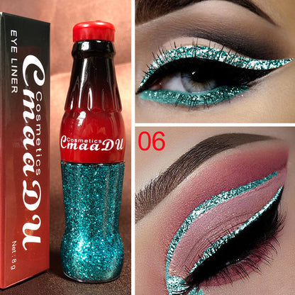 Diamond Shining Glitter Eyeliner: Party-Perfect Smoky Sexy Eyes