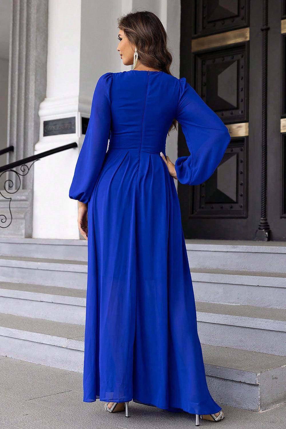 Twist Front Cutout Long Sleeve Dress for Elegant Style
