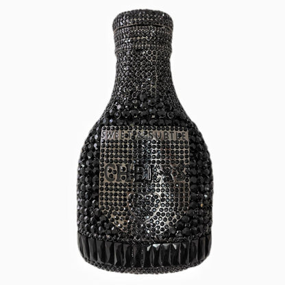 Champagne Bottle Rhinestone Evening Clutch Women&