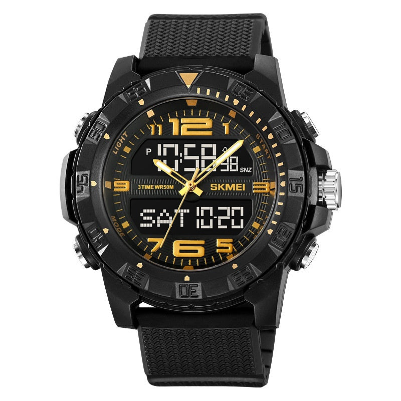 Dual Display Multifunctional Waterproof Electronic Watch Outdoor Sports