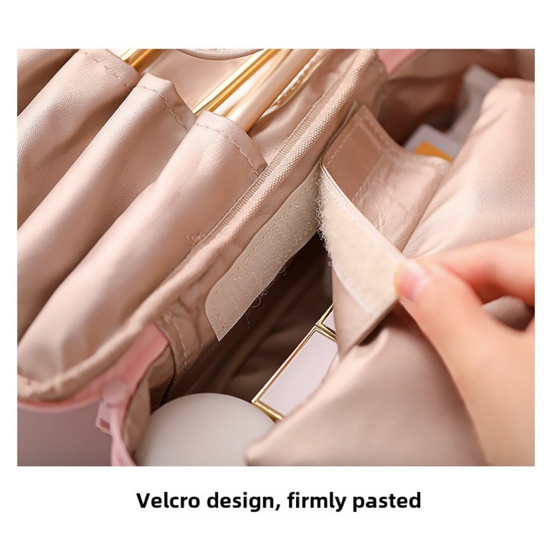 Cosmetic bag, storage bag outdoor portable, large capacity waterproof toilet bag, makeup bag with compartments,