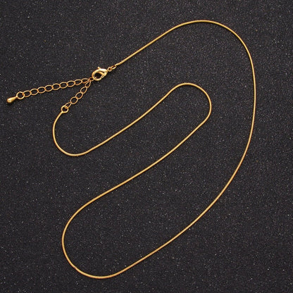 16K Gold Filled 0.5mm Snake Chain 18 Inch Necklace | WA-2470