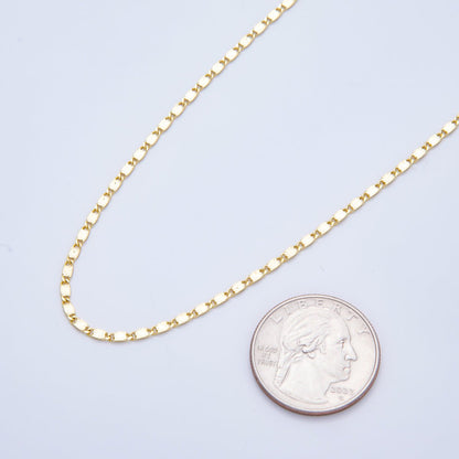 16K Gold Filled 5mm x 2mm Unfinished Starburst Link Anchor Chain by Yard | ROLL-1699