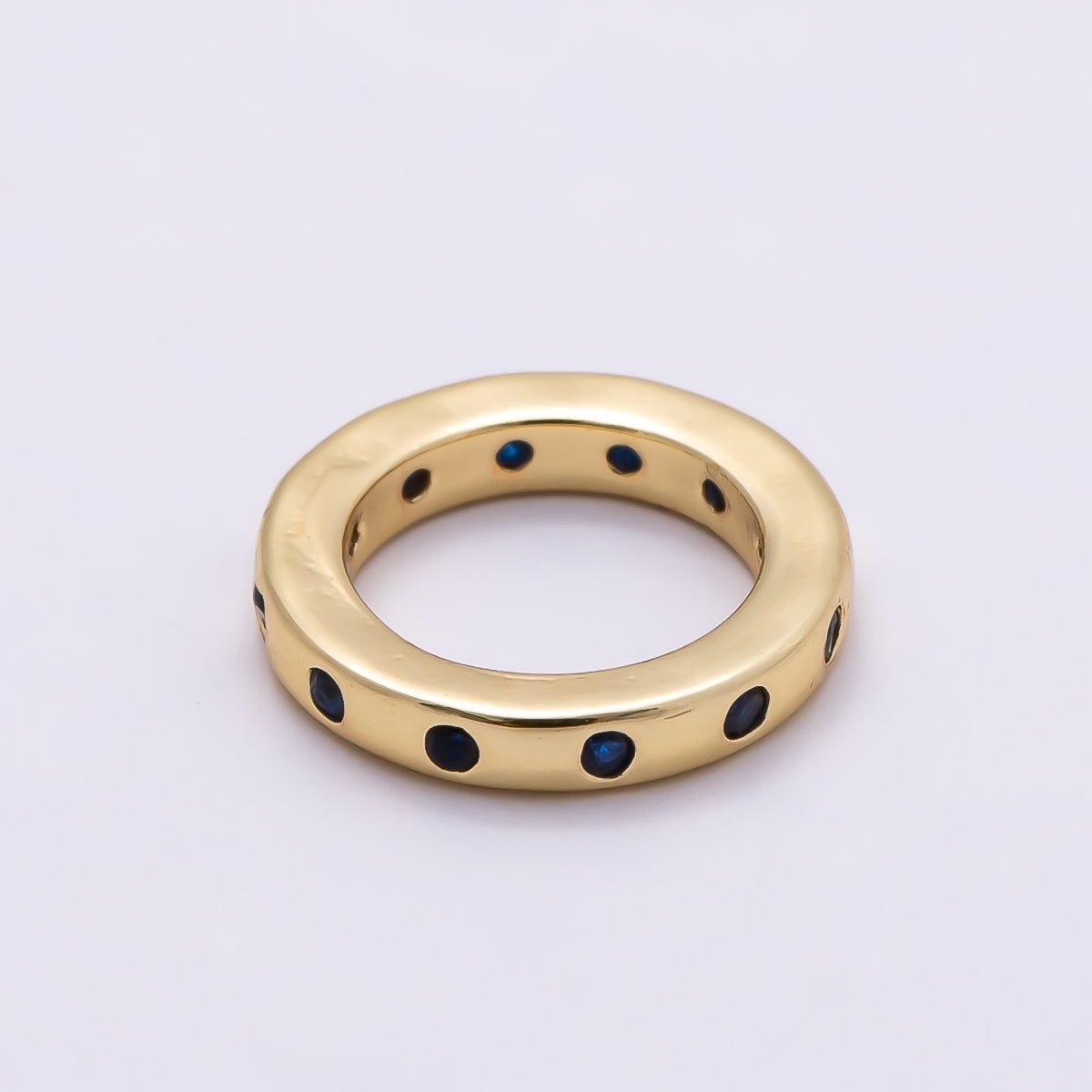 16K Gold Filled 10mm Birthstone CZ Dotted Spacer Beads | Beads-00339 ~ Beads-00348
