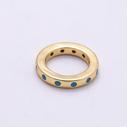 16K Gold Filled 10mm Birthstone CZ Dotted Spacer Beads | Beads-00339 ~ Beads-00348