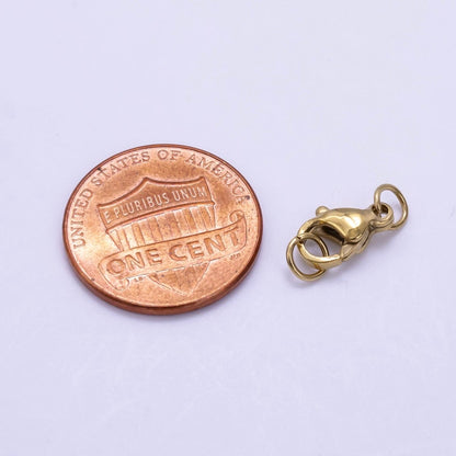 16K Gold Filled 10mm Lobster Clasps Jewelry Closure Supply End Clasp | Z-406