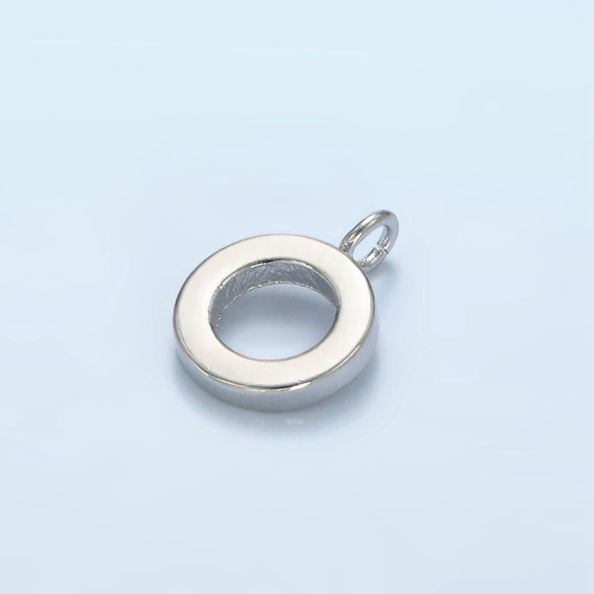 16K Gold Filled 11mm Minimalist Thin Rhondelle Open Loop Findings in Gold &amp; Silver | Z856