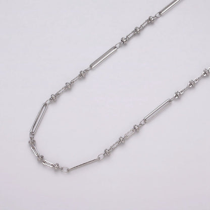 16K Gold Filled 2.5mm Designed Triple Satellite Rhondele Paperclip Link Unfinished Chain in Gold &amp; Silver | ROLL-1331 ROLL-1332 Clearance Pricing