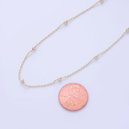 16K Gold Filled 2.5mm Minimalist Cable Satellite Unfinished Chain by Yard | Roll-1576