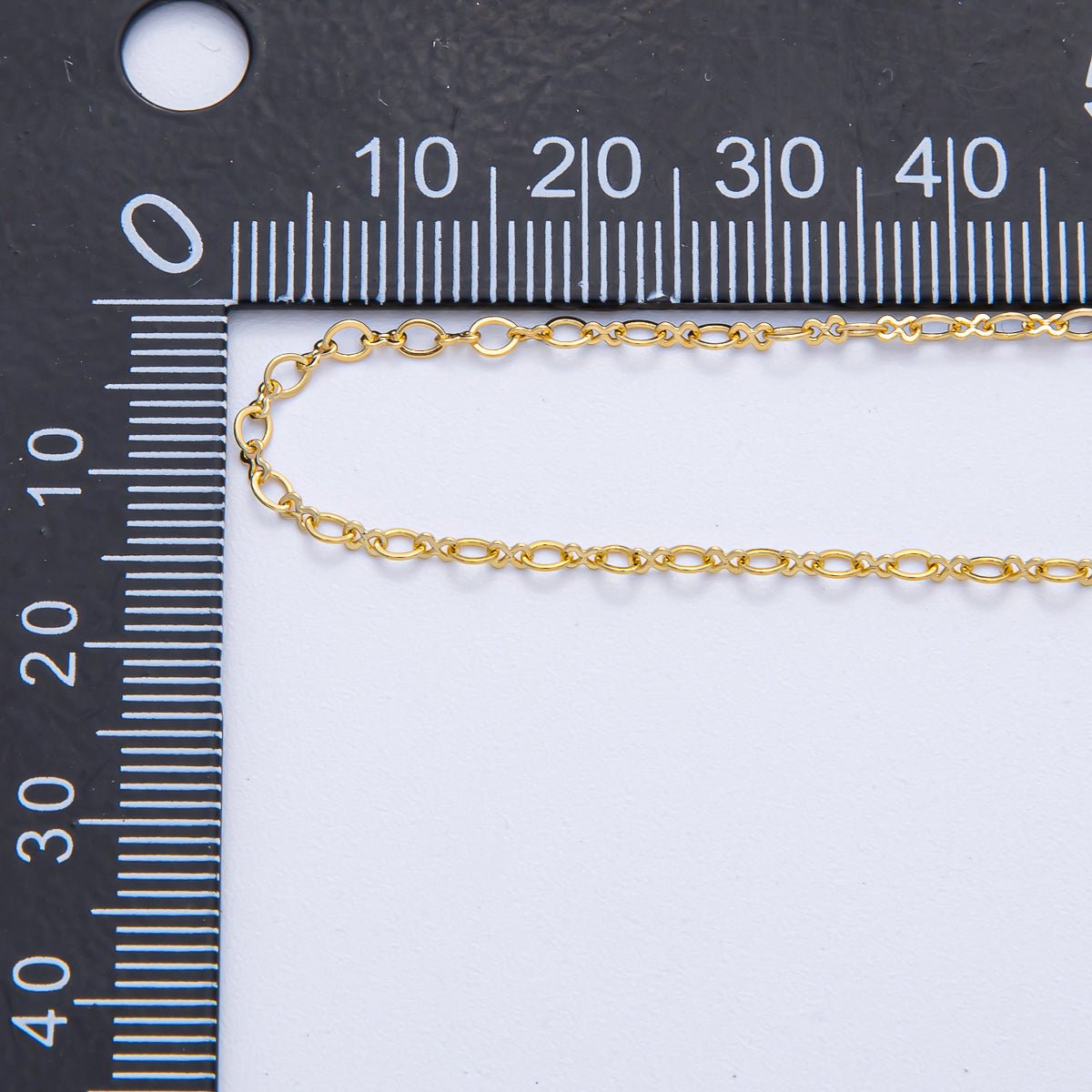 16K Gold Filled 2mm Minimalist Cable Unfinished Chain by Yard | Roll-1787