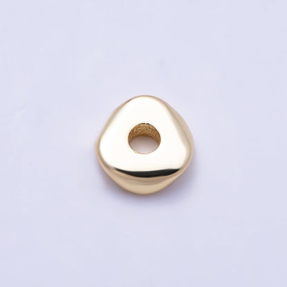 16K Gold Filled 2mm x 6.7mm Triangle Mini Bead by 10 Pieces | Beads-00540
