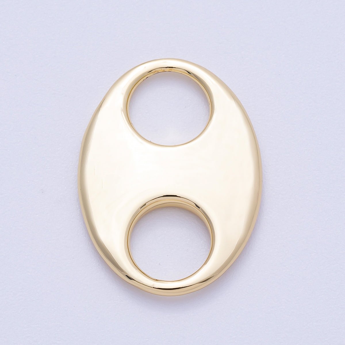 16K Gold Filled 30mm Minimalist Mariner Anchor Link Findings | Findings-00138