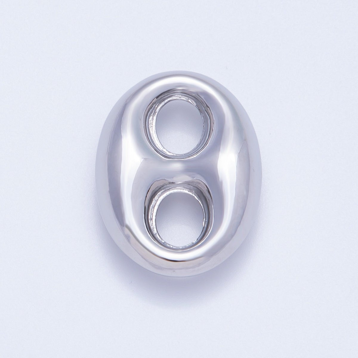 16K Gold Filled 34mm Chubby Minimalist Mariner Anchor Charm Link in Gold &amp; Silver | Findings-00049 Findings-00042