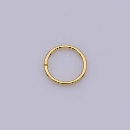 16K Gold Filled 4mmx1mm Jump Ring Findings Set | Z832