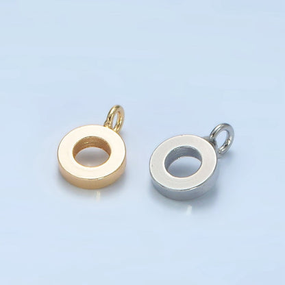 16K Gold Filled 9mm Minimalist Thin Rhondelle Open Loop Findings in Gold &amp; Silver | Z857
