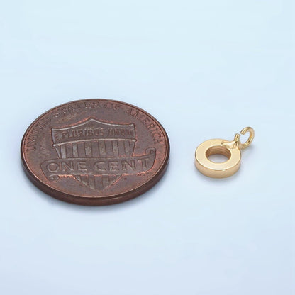 16K Gold Filled 9mm Minimalist Thin Rhondelle Open Loop Findings in Gold &amp; Silver | Z857