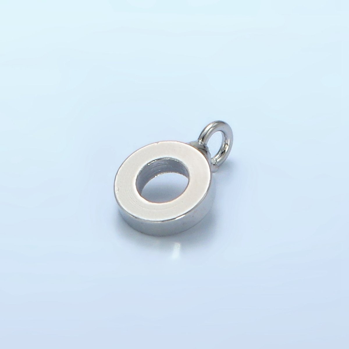 16K Gold Filled 9mm Minimalist Thin Rhondelle Open Loop Findings in Gold &amp; Silver | Z857