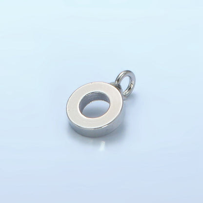 16K Gold Filled 9mm Minimalist Thin Rhondelle Open Loop Findings in Gold &amp; Silver | Z857